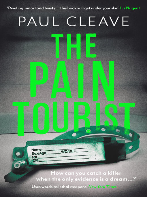 Title details for The Pain Tourist by Paul Cleave - Wait list